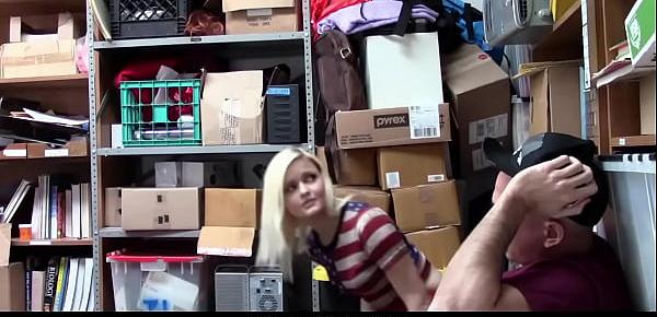  Girlfriend Fucked By officer For Shoplifting While Her BF Sits Beside